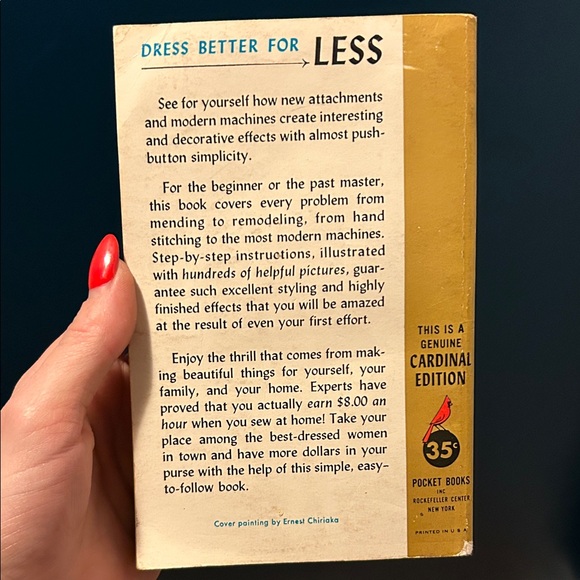 Vintage Home Sewing Guide Book - Picture 2 of 3